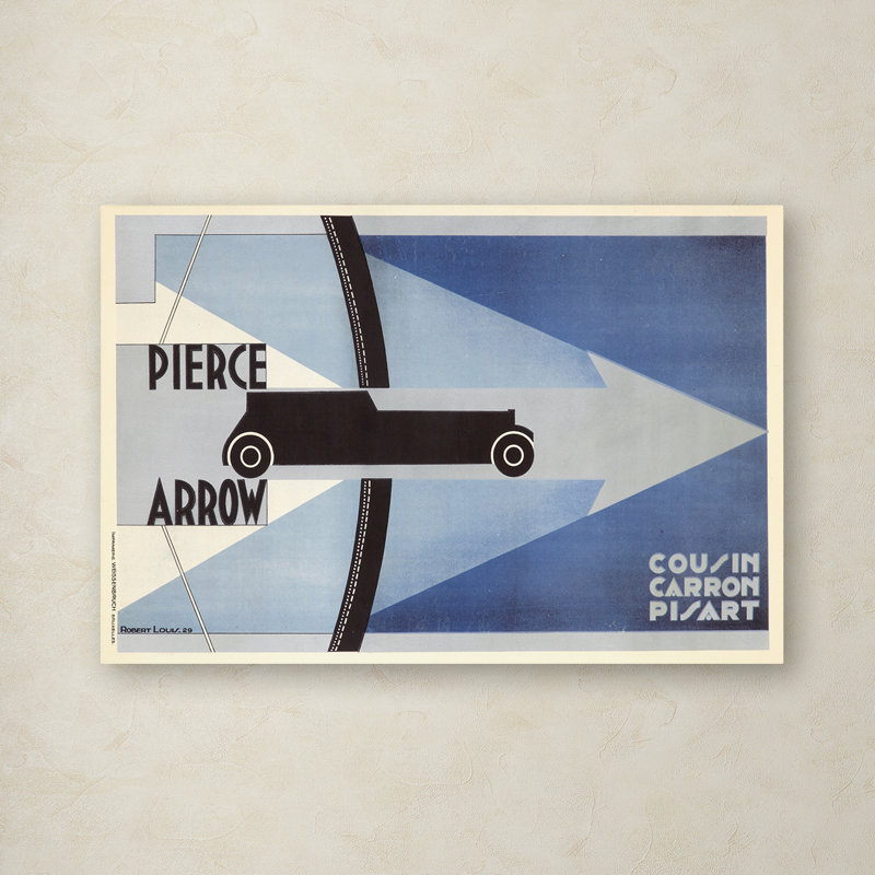 " Car 9 " by Lantern Press, 12" H x 19" W x 2" D