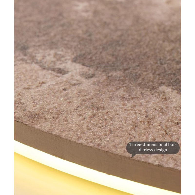 Décoration murale en grès tridimensionnel double couche, H 62,99 po x l 31,5 po x P 1,38 po