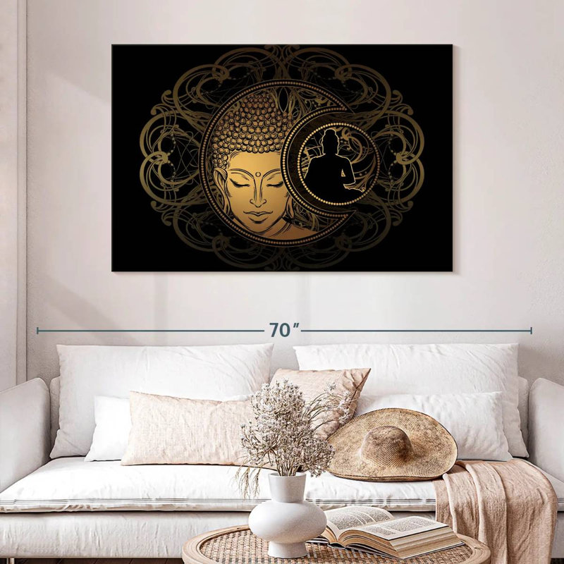 Adella Celestial Buddha, 32" H x 48" W