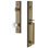 Carré Handleset with Single Cylinder Deadbolt and Door Knob and Rosette