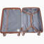 Ensemble de 5 valises, ensemble de valises rigides en PP avec serrure TSA et roulettes durables (20 "24" 28 + un sac de voyage et une trousse de toilette, vert)