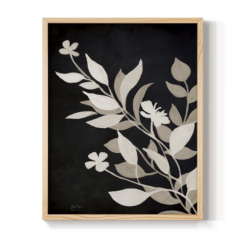 Midnight Silhouette II Framed Print - Solid Wood, 11" H x 9" W