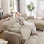 Canapé modulaire moderne en chenille Camel