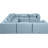 Ivion Upholstered U-Shaped Sectional Reversible-94884367