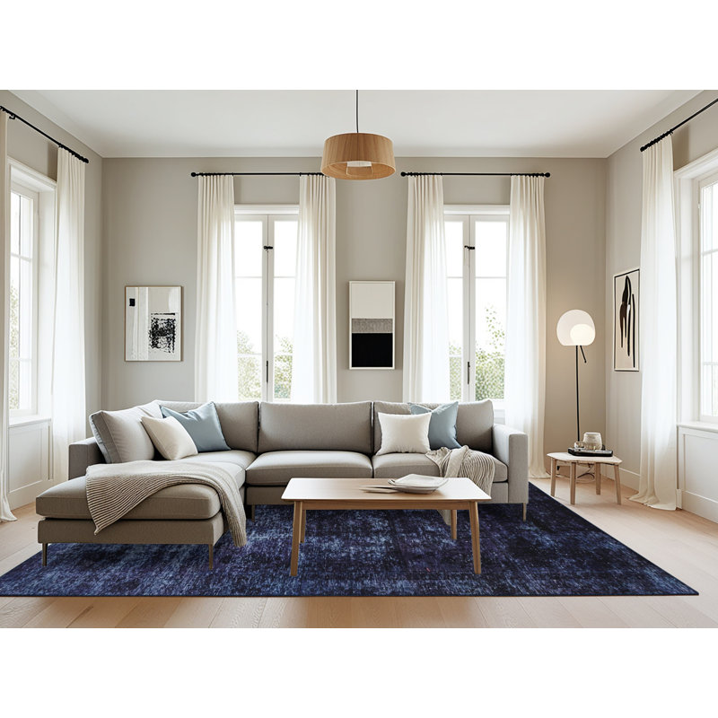 Tapis abstrait moderne abstrait, Rectangle 8 pi x 12 pi