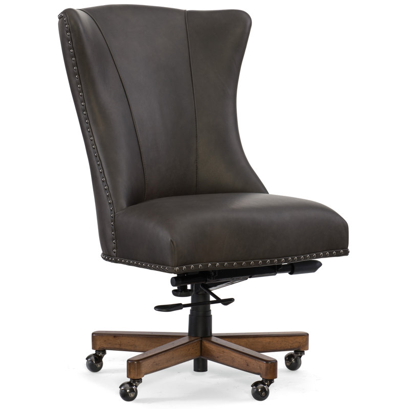 Fauteuil de direction pivotant et inclinable Lynn, Brun