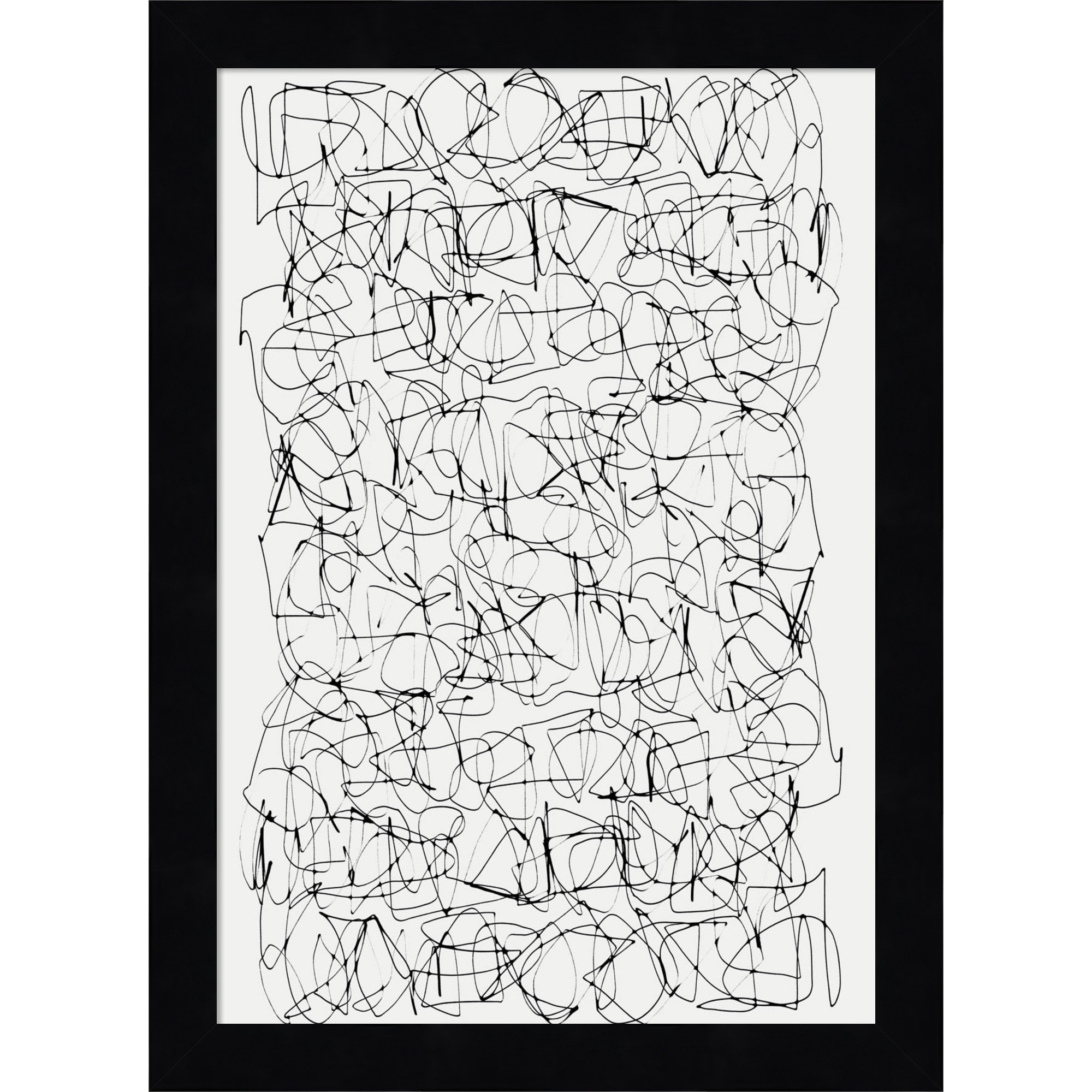 Circuitry by Dan Hobday, Black, 13" H X 10" W