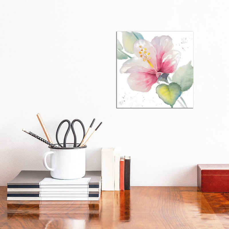 Fragrant Hibiscus II by Lanie Loreth - Wrapped Canvas Gallery-Wrapped Canvas Giclée, 30.48 cm H x 30.48 cm W