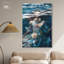 «Water Siren», art mural abstrait floral bleu par Latitude Run®-360949471-357498261