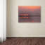 Art mural sur toile tendue - Anna Cseresnjes, art mural «Sunset Sunset» pour le salon, la chambre à coucher ou le bureau - 14 x 19-22372567