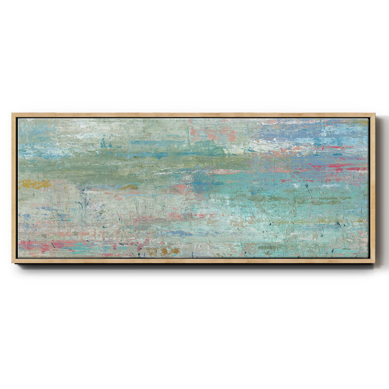 «Pastel Watergarden», toile encadrée, H 8 po x l 20 po