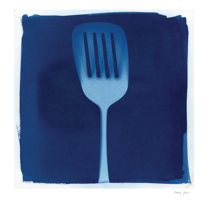 Cyanotype Kitchen XII by Nancy Green - Wrapped Canvas Art Prints