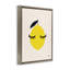«Lemon with Eyelash», art mural encadré flottant par Jessica Beck-982895749-978377008