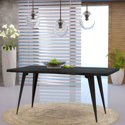 Table de salle à manger en panneau de fibres à densité moyenne Micharl