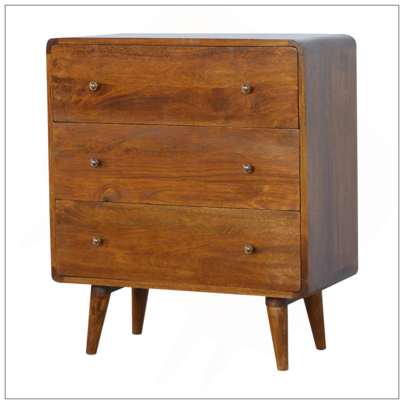 Commode courbée courbée