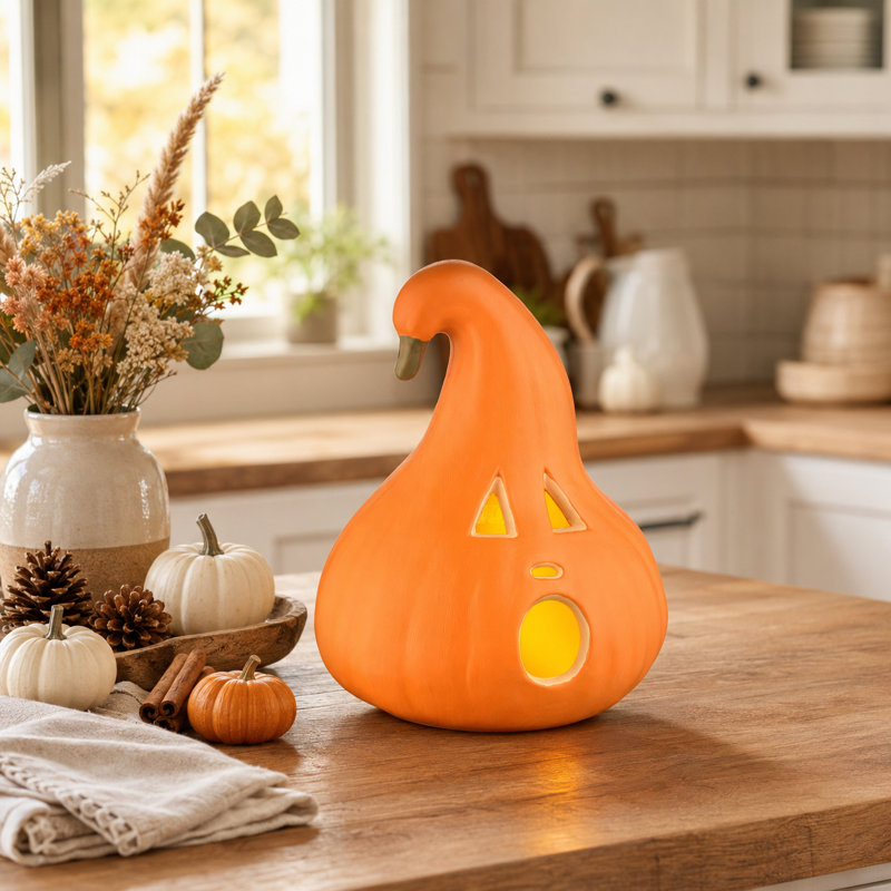 Ghost Face Pumpkin