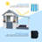 AIUEKES 84.6'' W x 42.7'' D Indoor / Outdoor Wood Playhouse-113780100