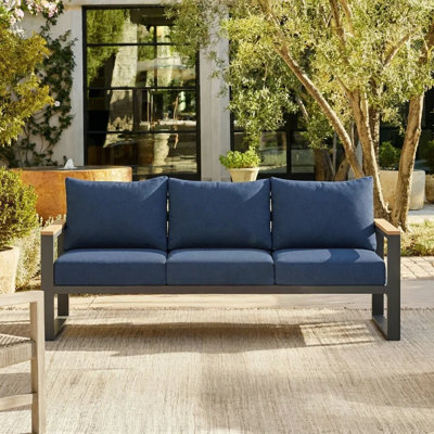 Outdoor Aluminum Patio Furniture, 3-seat Sofa