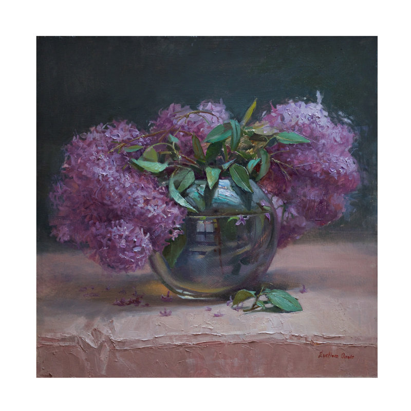 Lilas par Svetlana Orinko, H 24 po x l 24 po x P 2 po
