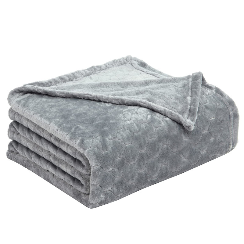 Throw Blanket, Light Gray