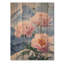 Pivoines par les sommets enneigés I - Décoration murale en bois de pivoines - sur bois de pin naturel-986163077