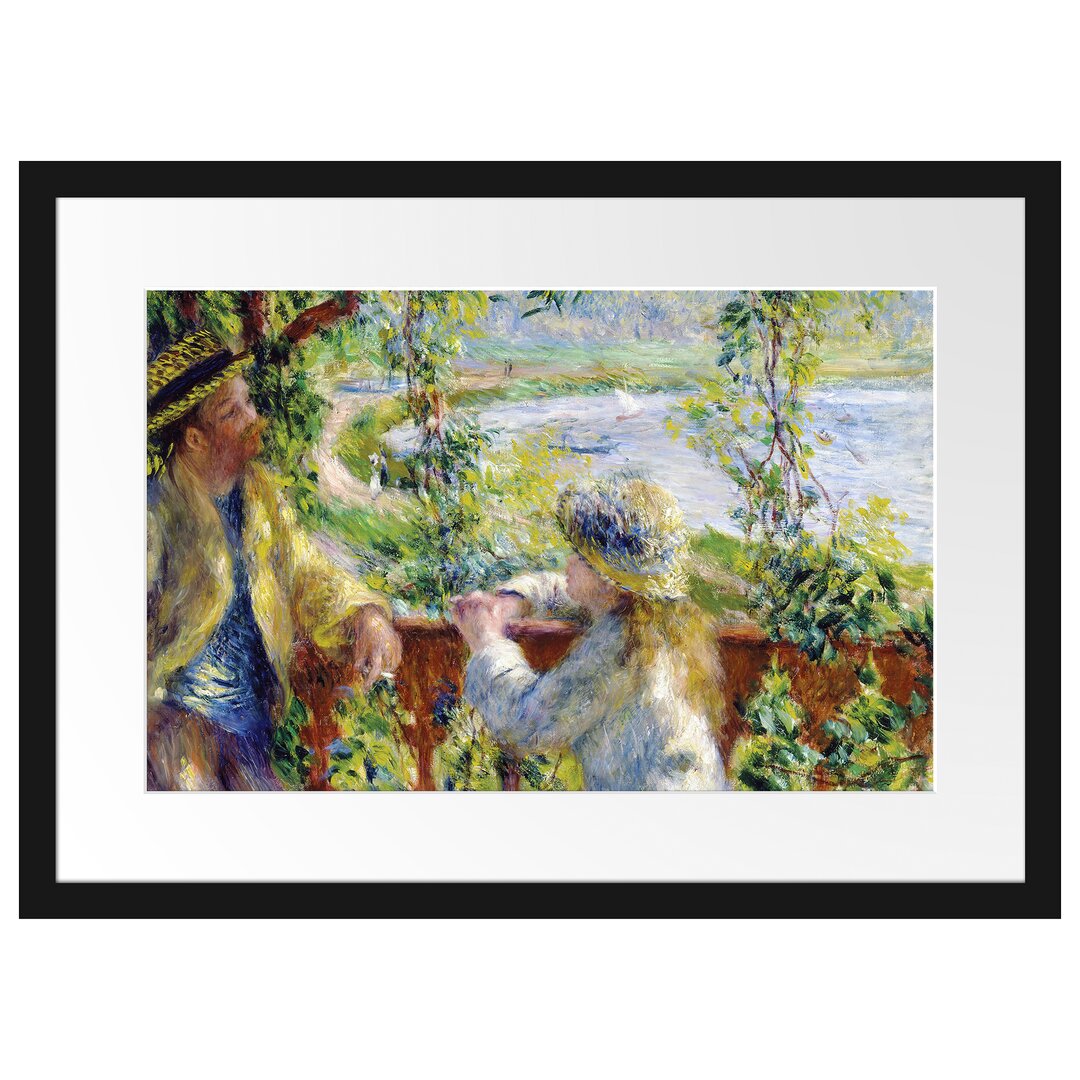 Gerahmter Kunstdruck Near the Lake von Pierre-Auguste Renoir