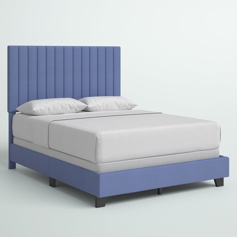 Lit standard bas Amaryah, Grand, Bleu