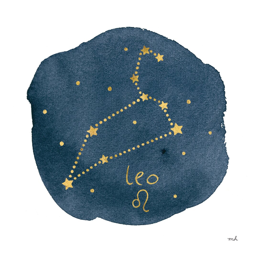 Leinwandbild Horoscope Leo von Moira Chocolate