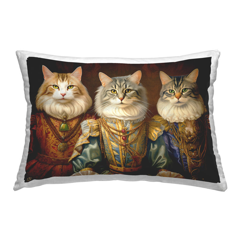 Coussin décoratif à imprimé historique par Michael David Ward