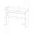 Accent Table, Console, Entryway, Narrow,Living Room, Bedroom, Clear Tempered Glass, Contemporary-1392552090