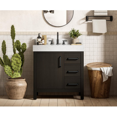 Meuble-lavabo simple 32 po_Traditional_VF60632-BS