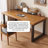 Brown Rectangular Solid Wood Writing Desk-742825389