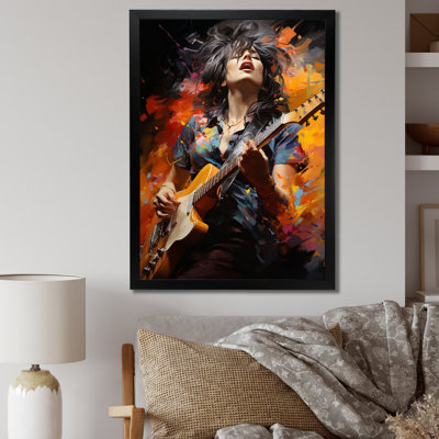 «Tymarion Boho Guitare Rockstars» sur toile