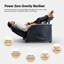 Fauteuil inclinable électrique en cuir véritable Myhaylo-99213478