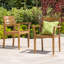 Ensemble de chaises de salle à manger STAMFORD, ensemble de 2 chaises de patio en bois d'acacia-618725624