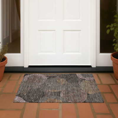Machine Washable Indoor/Outdoor Chantille ACN2744 Geometric Rug