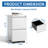 2 Drawer Metal  Mobile File Cabinet, Rolling File Cabinet With Lock For Hanging Legal/Letter/A4 Size,Fully Assembled Except Wheels-120691163