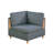 6Pc Sectional In Modern Design With Fabric & Wood Legs Living Room ,