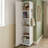 75" Tall Slim Storage Cabinet with Single Door, Freestanding Kitchen Pantry with 5 Tiers (3 Adjustable Shelves), Space-Saving Narrow Utility Organizer for Laundry, Garage & Office, White-960997542