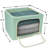 Storage Box With Window  Teal - 2 Pack