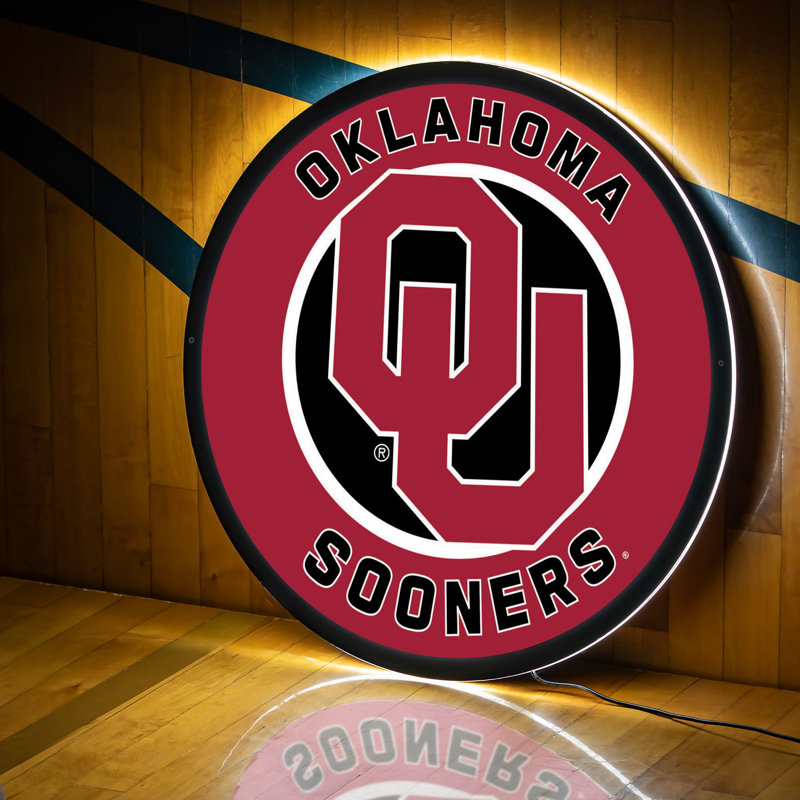 Enseigne murale 23 "NCAA Team, NCAA Oklahoma