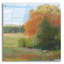 «Abstract Field II Bright Blue Sky» par Carol Rowan, art mural en verre acrylique, 24 po x 24 po-1601957846
