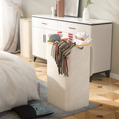 Panier à linge avec couvercle