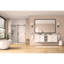 84 po L 48 po Miroir de salle de bain H