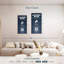 Blanchisserie en bois bleu marine I-1562565053