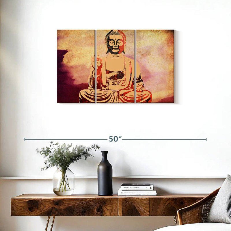 Leisha Warm Buddha, 20" H x 33" W