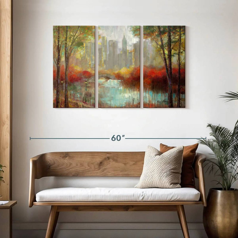  «Autumn View», H 28 po x l 45 po