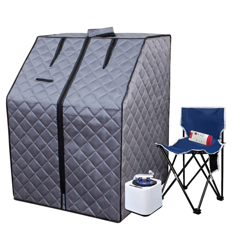 Portable Room - 1000W Heater, 2L Generator, Foldable Chair, Remote, Joint Pain Steam Tent For Home Health Remote