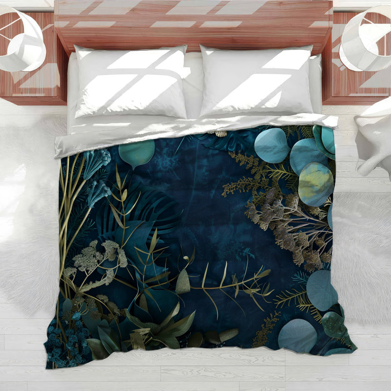 Édredon en mélange de coton Botanical Nature, Édredon simple TG