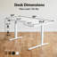 Bureau debout en forme de L de 59 po pour bureau à domicile, bureau électrique à hauteur réglable avec contrôleur de mémoire, facile à assembler-728331999-728331989